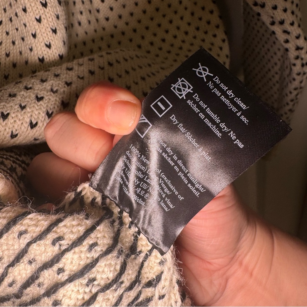 Dale of Norway Setesdal Unisex Sweater in Off White - Picture 12 of 12